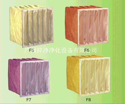 F5級、F6級、F7級、F8級、F9級中效袋式過濾器