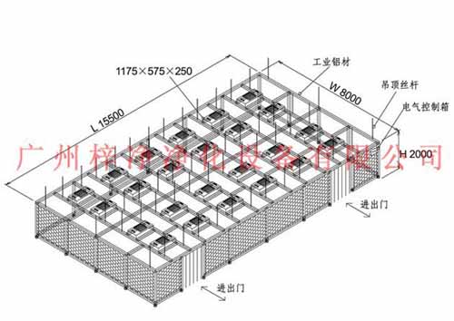 潔凈棚設(shè)計方案圖 潔凈棚設(shè)計方案圖